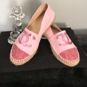 Pink espadrilles